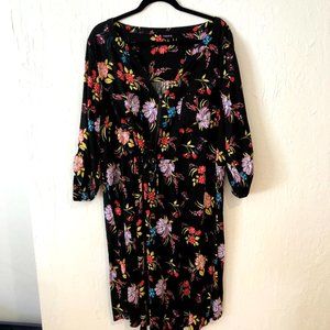 Torrid Challis Zip Front Dress Size 2